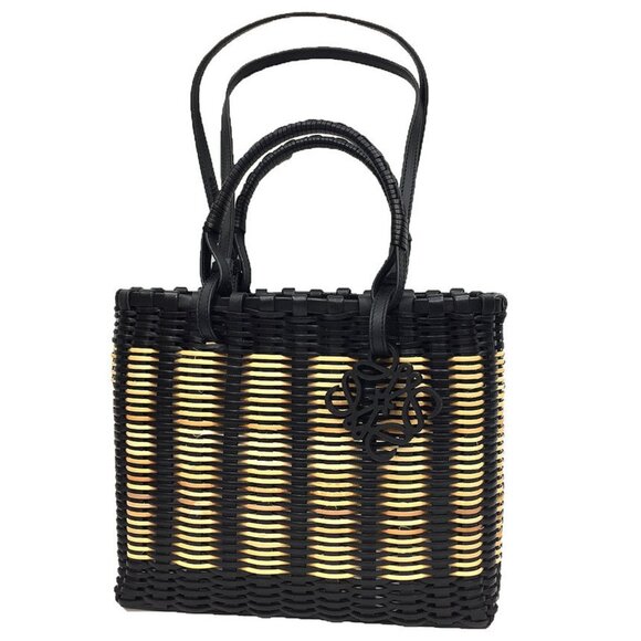 LOEWE Black Leather Tote Bag - Picture 1 of 3